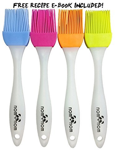 Nom Nom - Pastry & Basting Brush (4-Pack) Dip - Brush - Enjoy!