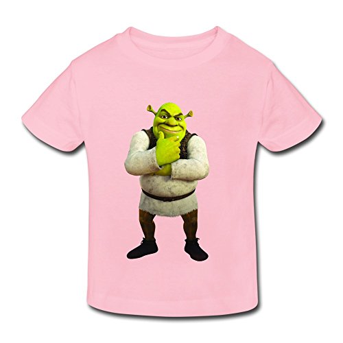Kids Toddler Shrek Little Boy's Girl's T Shirts LightPink Size 3 Toddler