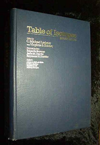 Table of Isotopes by C. Michael Lederer