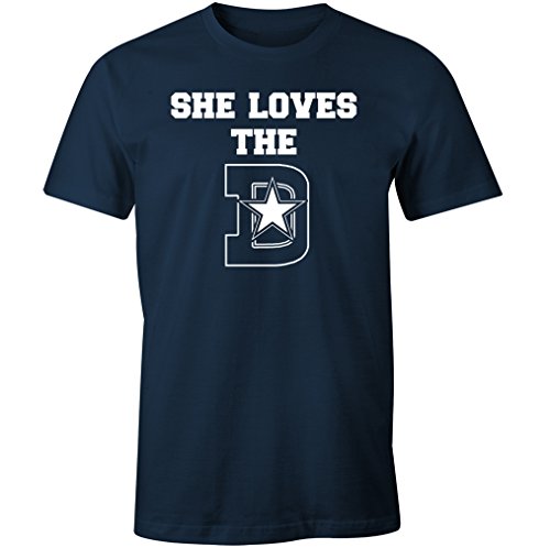Tainted Apparel Dallas She Loves the D Men's T Shirt