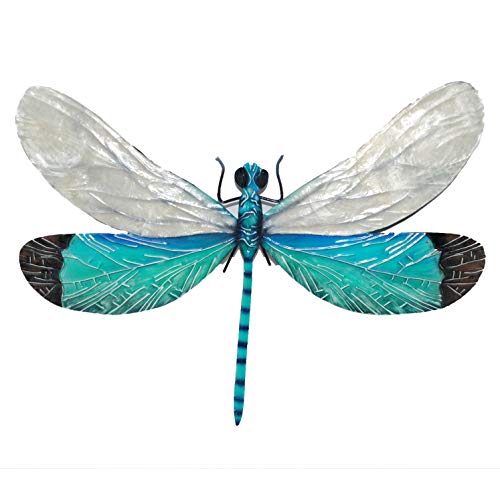 Algopix Similar Product 14 - ESH Dragonfly Wall Decor in White and