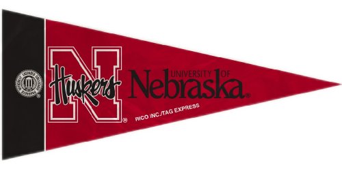 Rico Nebraska Huskers Mini Pennants - 8 Piece Set