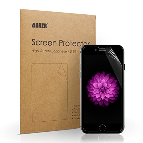 Anker [3-Pack] Ultra Clear High Response HD Screen Protector for iPhone 6 Plus (5.5 inch) 