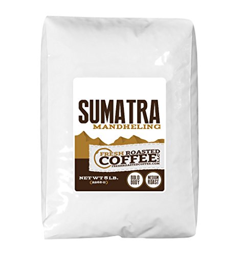 Sumatra Mandheling, Whole Bean, Fresh Roasted Coffee LLC (5 lb.)
