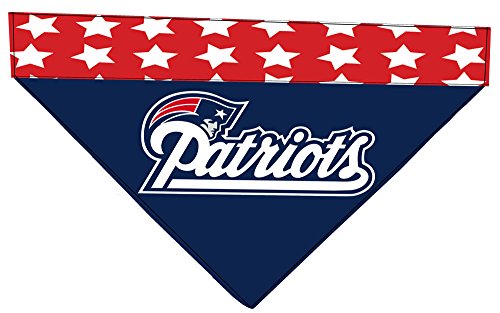 NFL Over the Collar Dog Bandana - New England Patriots (LARGE)