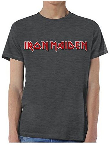 Iron Maiden Classic Logo Vintage-Style T-Shirt
