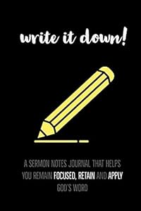 write it down! by MWS Publications