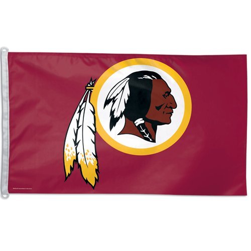 NFL Washington Redskins Logo Flag with Grommets, 3 x 5-Foot