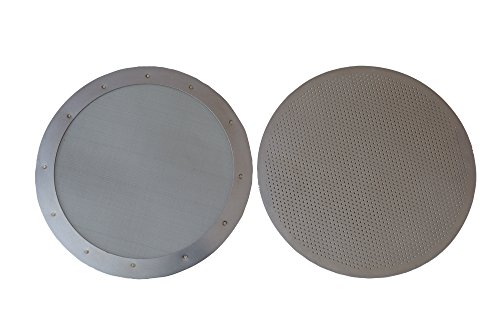 The Purple Tractor's Filter Set For Use With The AeroPress Coffee Maker - 2 Stainless Steel Precision Fit Reusable Ultra Fine Filters (Combo Kit)