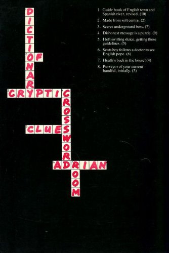 Dictionary of Cryptic Crossword Clues by Adrian Room