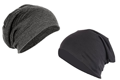 Combo Unisex Cotton Slouchy Beanie (Pack of 2) Combo Unisex Cotton Slouchy Beanie (Pack of 2)