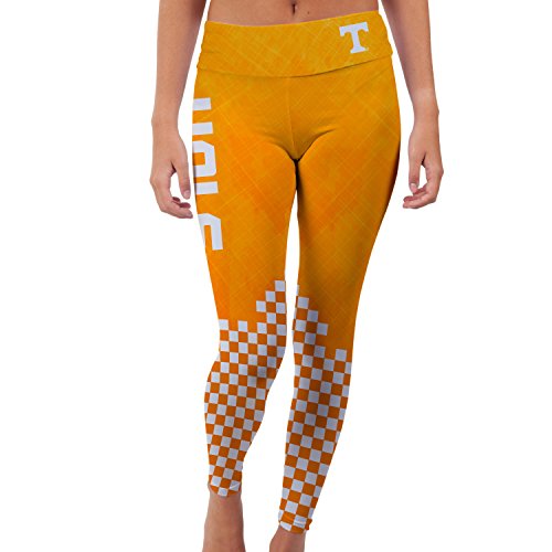 Tennessee Volunteers VOLS Womens Yoga Pants Checkered Design