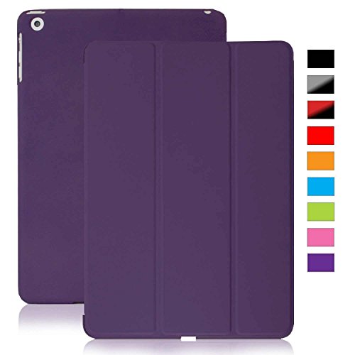 KHOMO Funda iPad 2, 3, 4 - Carcasa Morada Protectora Ultra Delgada y Ligéra con Smart Cover y Soporte para...