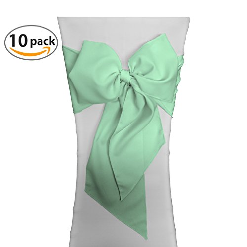 Algopix Similar Product 19 - LA Linen Polyester Poplin Chair Bow