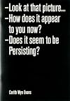 Look At That Picture- How Does It Appear to You Now? Does It Seem to Be Persisting?