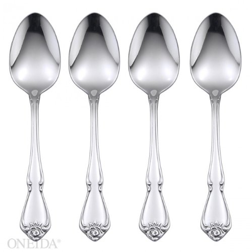 Oneida Arbor Rose Teaspoons, Set of 4