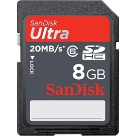 SanDisk ULTRA SDHC 8GB Class 4 Flash Memory Card SDSDRH-008G-A11