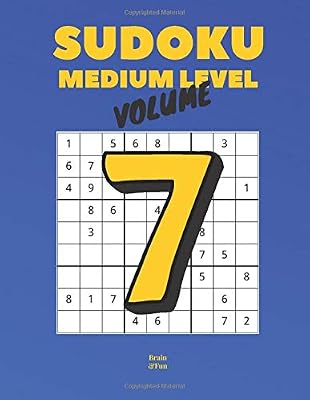 Sudoku Medium Level Volume 7: 200 Medium Puzzles Book for Adults, Seniors and Boys. Large Print Format (8.5x11).