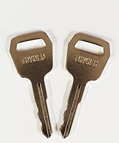 Pair (2 keys) Keyman Toyota Forklift Key-Old Style-Ignition key for Toyota Forklift (Old), Part Number TOYOLD