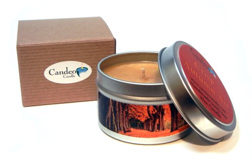 Crisp Autumn Air 4oz, Super Scented Soy Candle Tin