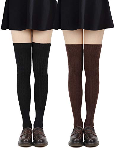 Algopix Similar Product 8 - Leg Warmers Womens Over the Knee High