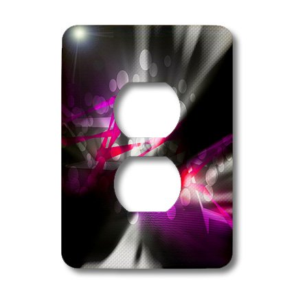 

Anne Marie Baugh - Abstract - Gray, Pink, and Purple Bokeh and Abstract Shapes - Light Switch Covers - 2 plug outlet cover (lsp_213909_6)