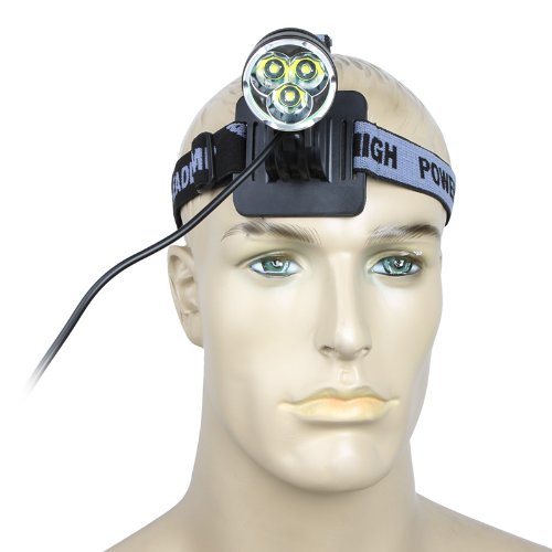 Kingzer 3x CREE T6 3600Lm LED Bicycle Bike Light Headlamp Headlight 3 Modes Waterproof - Image 4