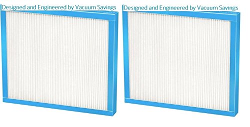 2 Pack Replacement Filter fits Homedics AF-75FL AF-75 and AR-10 - Designed & Engineered By LifeSupplyUSA