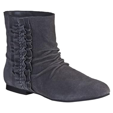 Product Image Women's Xhilaration® Kameel Suede Ruffle Boots - Grey