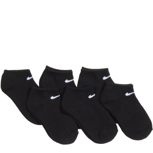 Nike Kids 6 Pack Low Cut Socks with Swoosh Logo (6 Pairs)