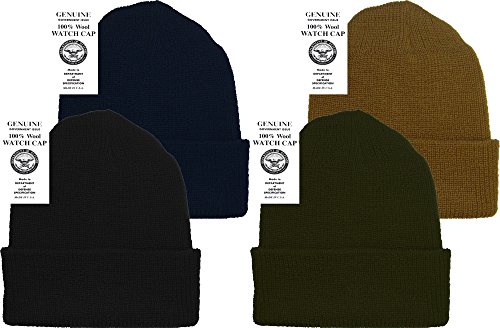 Military Genuine GI Winter USN Warm Wool Hat Watch Cap