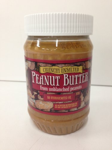 

Trader Joe's Crunchy Unsalted Peanut Butter From Unblanched Peanuts