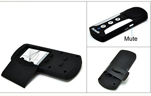 

Ariic Black Handsfree Headset Bluetooth Multipoint Car Kit Speaker Speakerphone