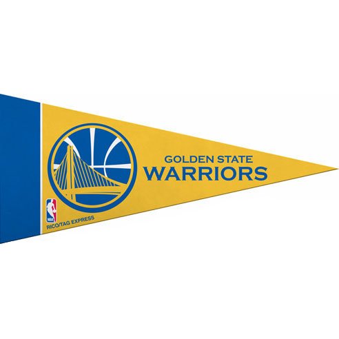 NBA Mini Golden State Warriors Pennant, (2-Pack)