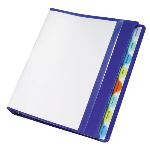 WLJ55096 - Wilson Jones View-Tab Round Ring Presentation Binder