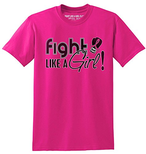 Fight Like a Girl Signature Breast Cancer T-Shirt Unisex