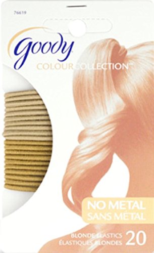Goody Colour Collection 2mm Elastics, Blonde #76619 - 20 Count (3 Packs)