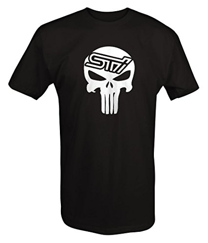 Punisher Skull STI Subaru Racing T shirt - Xlarge