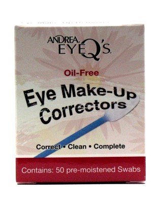 Andrea Eye Q's Make-Up Correctors Swabs 50's (Case of 6)