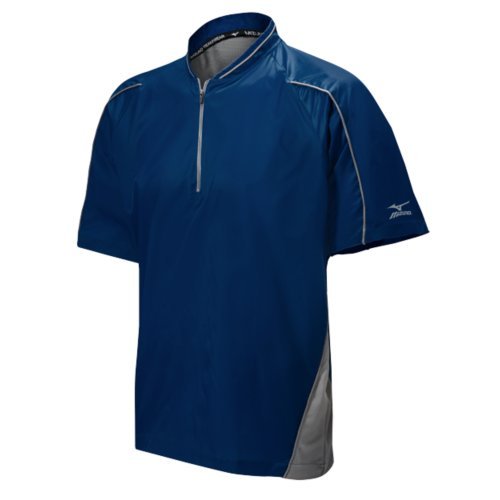 Algopix Similar Product 9 - Mizuno Protect Batting Jersey Navy