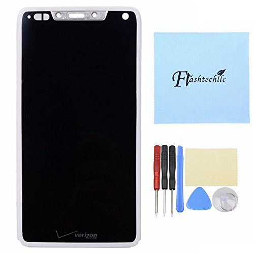 lcd screen digitizer touch   white frame faceplate bezel for