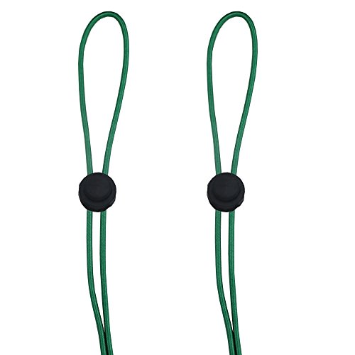 2 X Adjustable Universal Replacement Swim Goggle Head Bungee Strap Multi Color (Green)