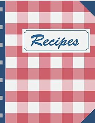 Recipes: Blank Fill In Cookbook Template To Write In (Cooking Gifts)