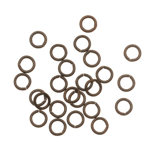 Algopix Similar Product 12 - Vintaj Natural Brass Jump Rings 4mm