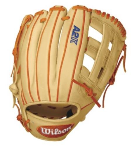 

Wilson A2K DW5 David Wright Infield Baseball Glove, Blonde/Orange/White, Right Hand Throw, 12-Inch