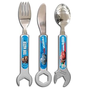 Disney Cars 2 Tool Shaped Cutlery Set