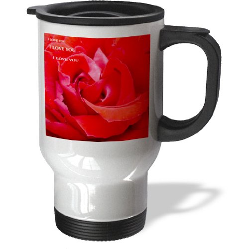 

tm_7291 Florene Flowers - I Love You Rose - Travel Mug