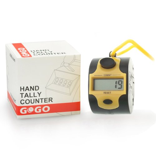GOGO Electronic Tally Counter, Digital Hand Counter Clicker, Church ...