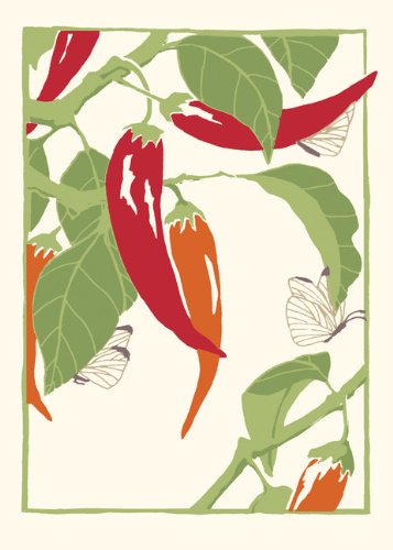 Red Chili Peppers: Unboxed Set of 6 Cards by Bruce Smith