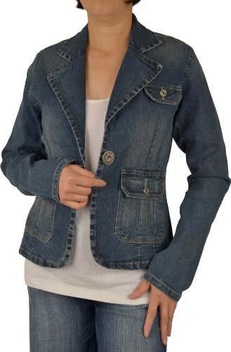 

KEEP In TOUCH Women's Stretch Denim Jean Blazer